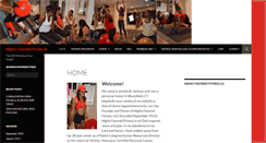 Desktop Screenshot of highlyfavoredfitness.com